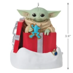 Hallmark Star Wars: The Mandalorian™ Grogu™ Greetings Ornament With Sound And Motion