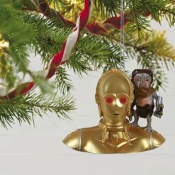 Hallmark Star Wars: The Rise Of Skywalker™ C-3PO™ And Babu Frik™ Ornament With Light And Sound
